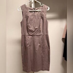 LOFT Mauve Sleeveless Midi Dress